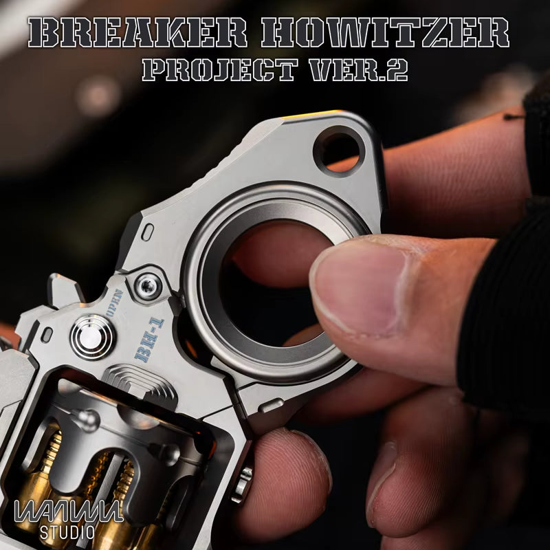 WANWU Breaker EDC Fidget Toy - Integrated Metal Howitzer Stress Relief Tool