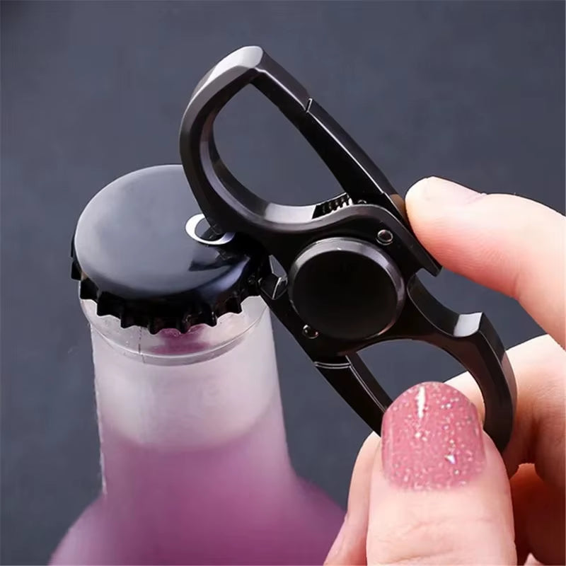 Transform Your Day with the Keychain Bottle Opener Fidget Spinner - The Ultimate Stress Relief Companion!