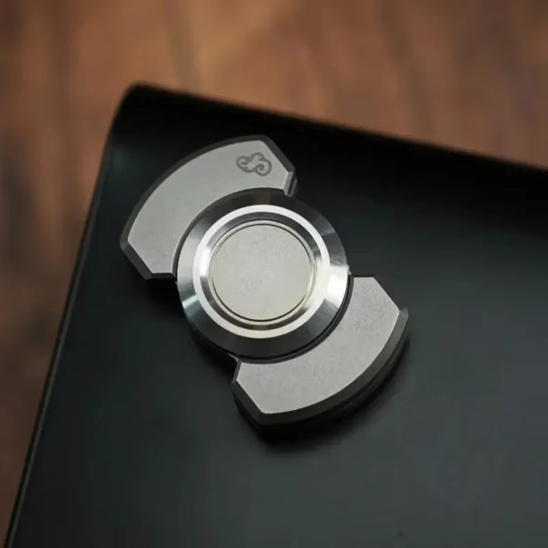 Elevate Your Focus with the Metal Magnetic Slider Hand Spinner - The Ultimate EDC Stress Relief Toy for Adults