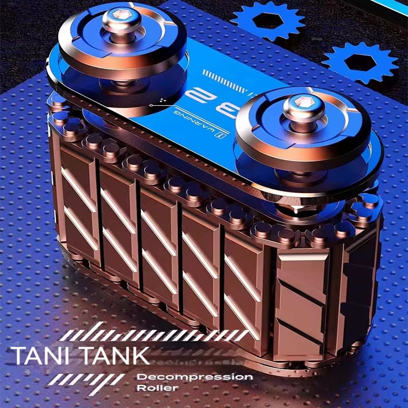 Premium Metal EDC Fidget Roller - The Ultimate Stress Relief Toy for Adults with Autism and ADHD