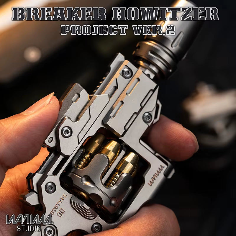 WANWU Breaker EDC Fidget Toy - Integrated Metal Howitzer Stress Relief Tool