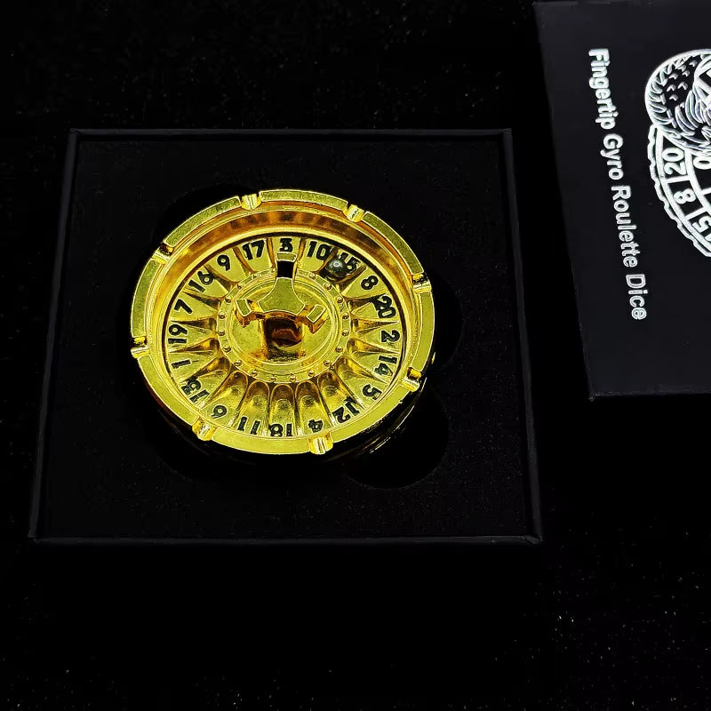 Discover the Excitement of the Metal Roulette Dice Fidget Spinner - Your Ultimate EDC Stress Relief Toy!