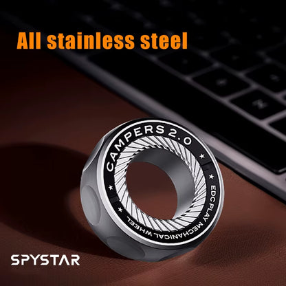 Elevate Your Focus with the SPYSTAR Magnetic Stress Relief Spinner Ring - The Ultimate Anti-Anxiety Fidget Toy for Adults, Perfect Gift for Men and Women