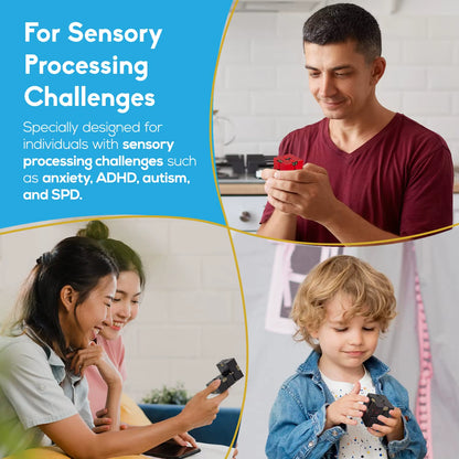 Experience Calm with the Infinity Cube Metal Fidget Toy - The Ultimate Anxiety Relief Device for Adults and Kids with Autism and ADHD