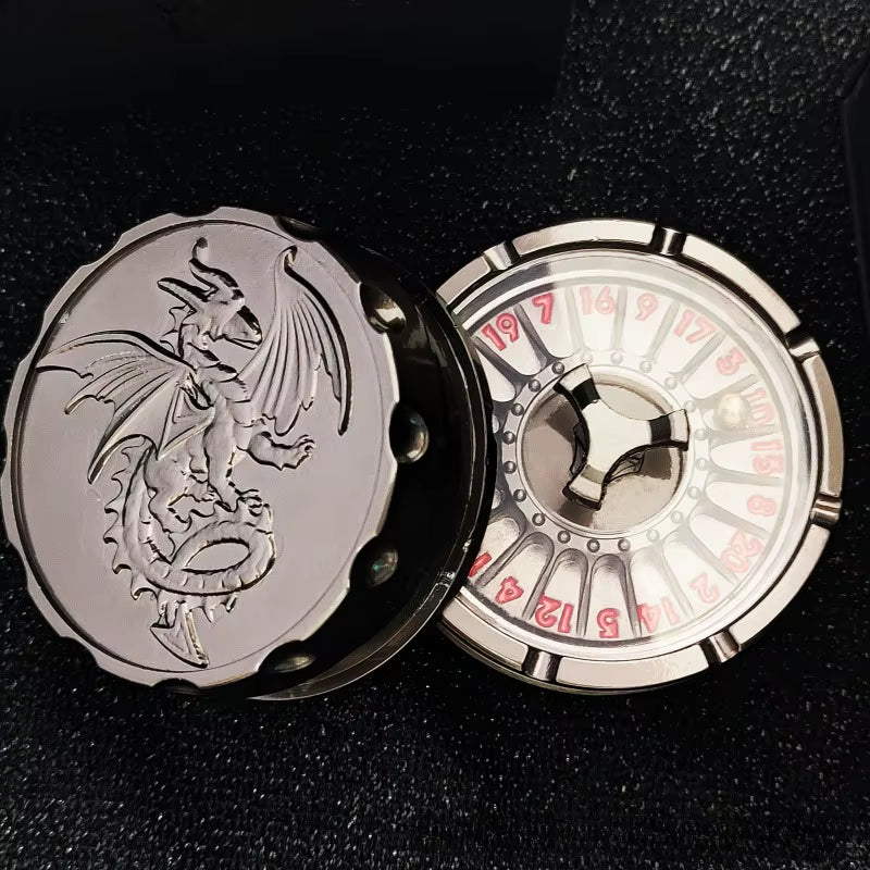 Discover the Excitement of the Metal Roulette Dice Fidget Spinner - Your Ultimate EDC Stress Relief Toy!