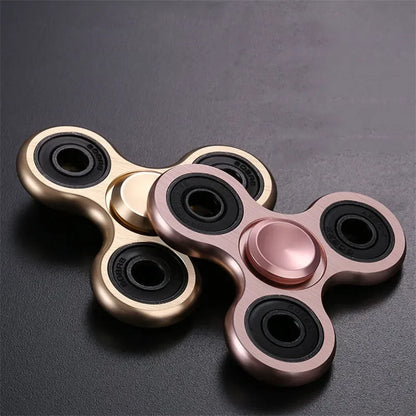 Experience Ultimate Relaxation with the Aluminum Alloy Fidget Spinner - Perfect Stress Relief Toy for All Ages!