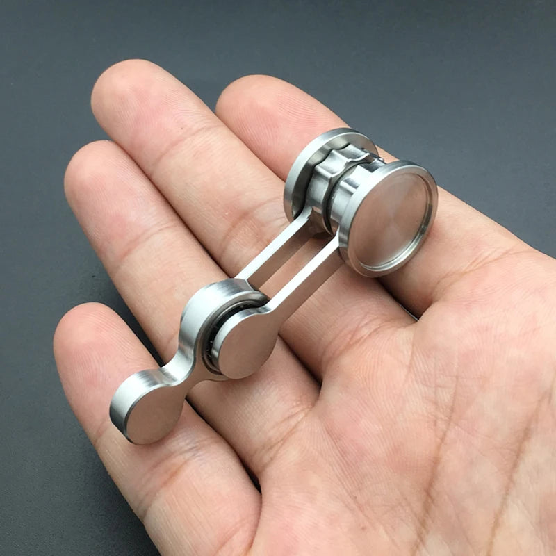 Discover Serenity with the Stainless Steel Chaotic Pendulum Fidget Spinner - Your Ultimate Anti-Stress Companion for All Ages