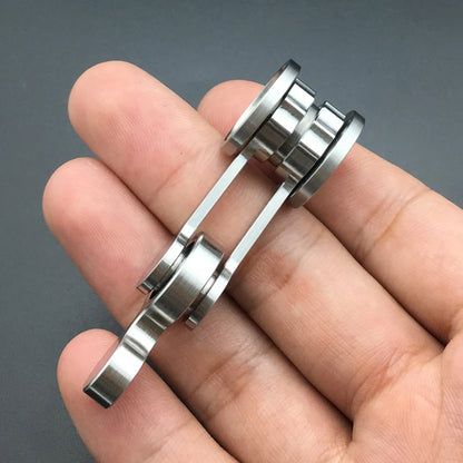 Discover Serenity with the Stainless Steel Chaotic Pendulum Fidget Spinner - Your Ultimate Anti-Stress Companion for All Ages