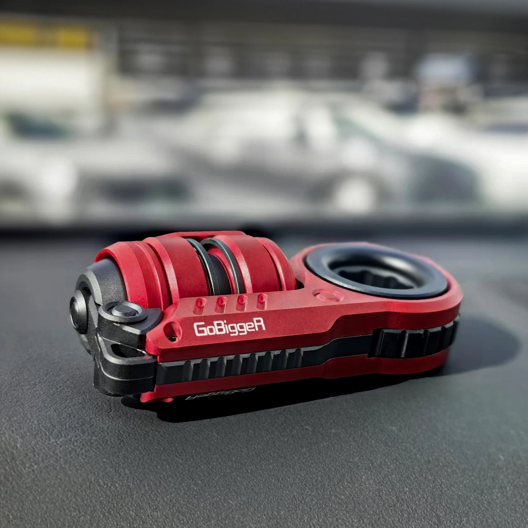 Compact metal EDC fidget spinner designed for controlled finger flipping and continuous tactile interaction, supporting focus, stress relief, and sensory stimulation through precise mechanical movement.