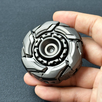 Elevate Your Focus with the EDC Fidget Sliders Open Armor Spinning Top - Premium Magnetic Metal Stress Relief Toy for Adults