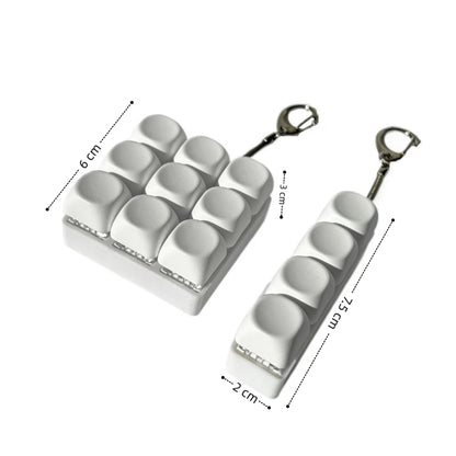 Experience Instant Calm with Our DIY Stress Relief Keyboard Fidget Keychain – Perfect for Adults!