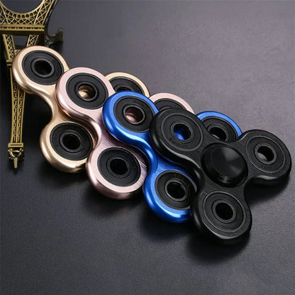Experience Ultimate Relaxation with the Aluminum Alloy Fidget Spinner - Perfect Stress Relief Toy for All Ages!