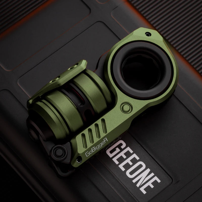 Compact metal EDC fidget spinner designed for controlled finger flipping and continuous tactile interaction, supporting focus, stress relief, and sensory stimulation through precise mechanical movement.