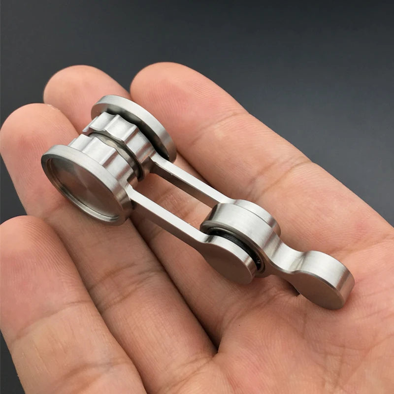 Discover Serenity with the Stainless Steel Chaotic Pendulum Fidget Spinner - Your Ultimate Anti-Stress Companion for All Ages
