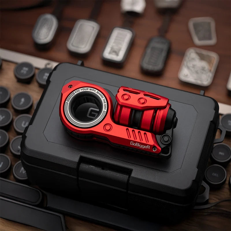 Compact metal EDC fidget spinner designed for controlled finger flipping and continuous tactile interaction, supporting focus, stress relief, and sensory stimulation through precise mechanical movement.