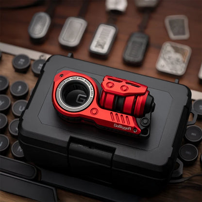 Compact metal EDC fidget spinner designed for controlled finger flipping and continuous tactile interaction, supporting focus, stress relief, and sensory stimulation through precise mechanical movement.