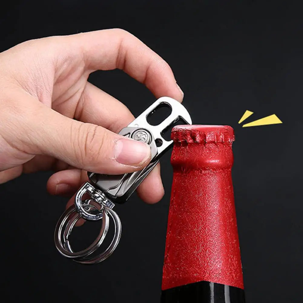 Ultimate Heavy-Duty Key Organizer: Multi-Tool with Carabiner, Bottle Opener, and Fidget Spinner