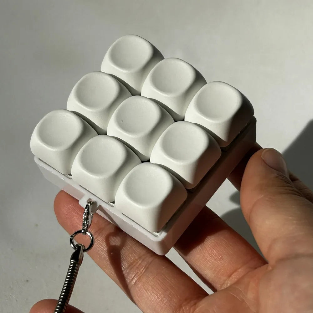 Experience Instant Calm with Our DIY Stress Relief Keyboard Fidget Keychain – Perfect for Adults!