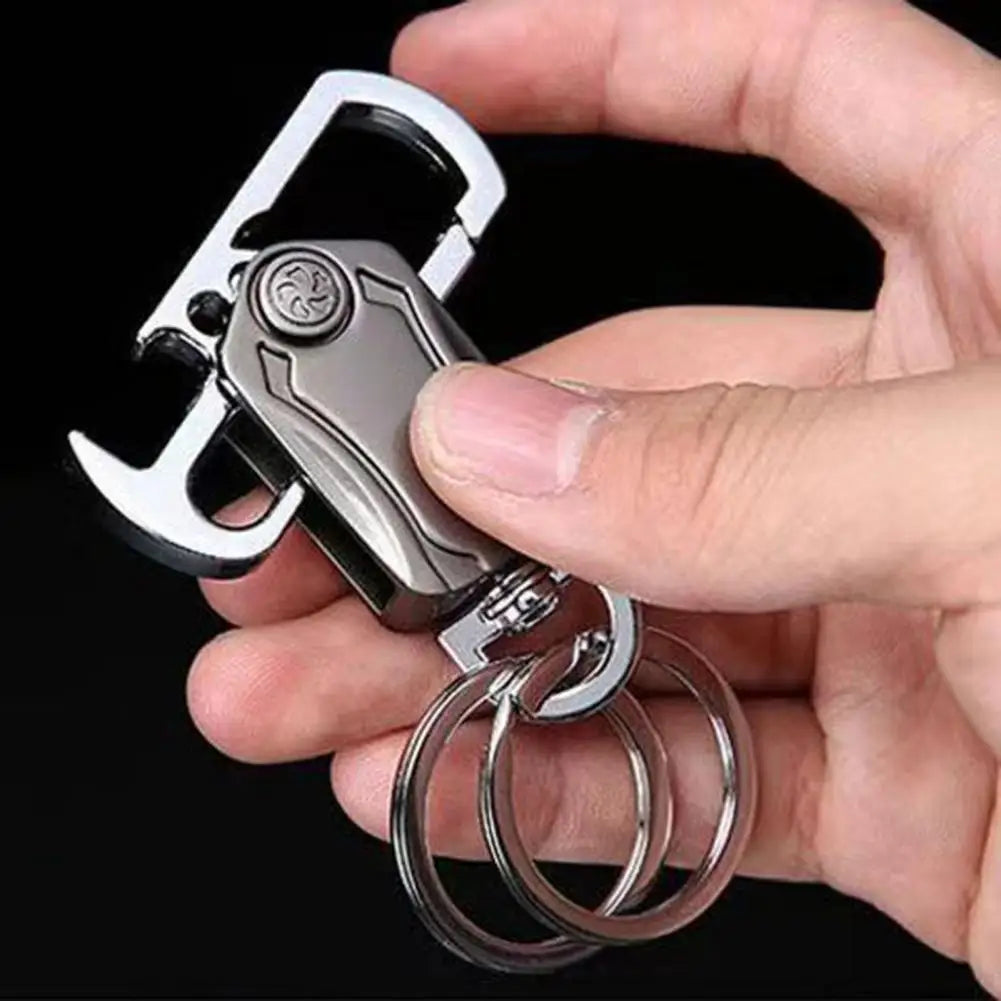 Ultimate Heavy-Duty Key Organizer: Multi-Tool with Carabiner, Bottle Opener, and Fidget Spinner