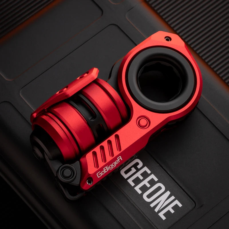 Compact metal EDC fidget spinner designed for controlled finger flipping and continuous tactile interaction, supporting focus, stress relief, and sensory stimulation through precise mechanical movement.