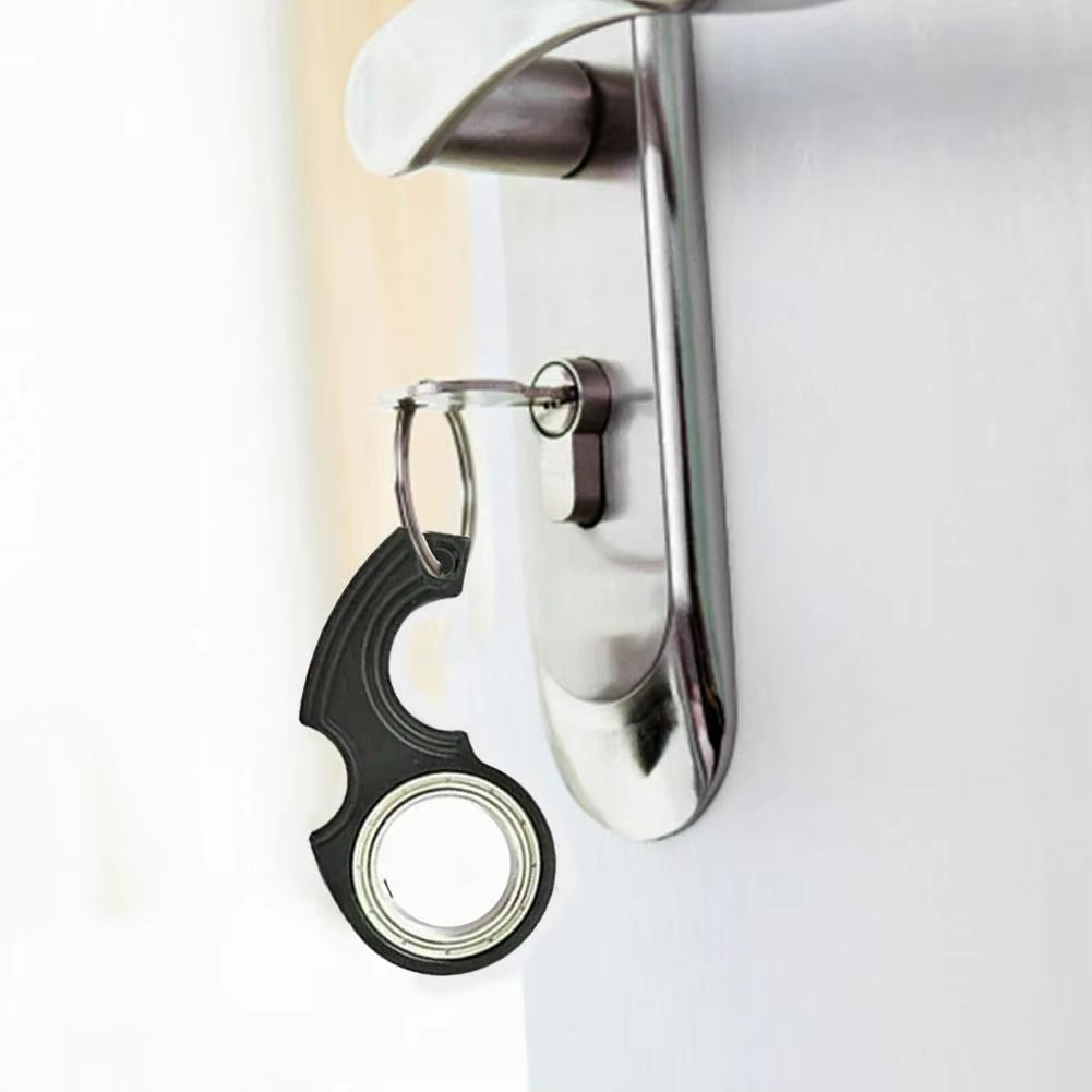 Luminous Metal Keychain Spinner - The Ultimate Trendy Fidget Accessory for Teens and Adults - Perfect Gift for Stress Relief and Fun