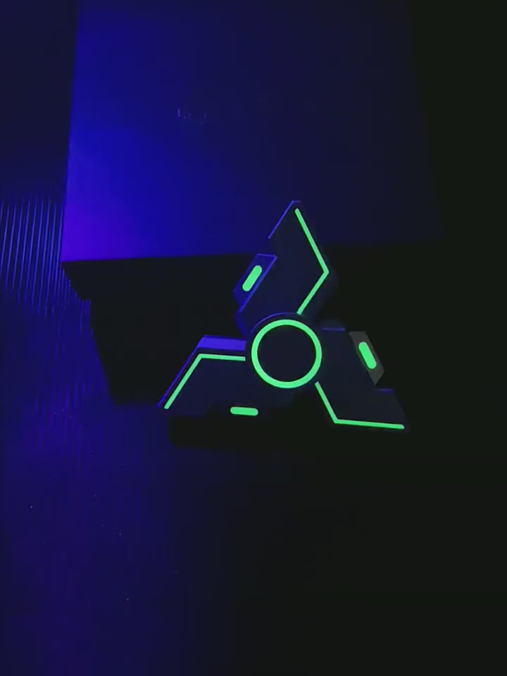 Experience Ultimate Relaxation with the Advanced Smart Luminous Fidget Spinner - Premium Metal Alloy Stress Relief Toy for All Ages!