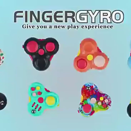 A colorful sensory fidget spinner designed for calming hand movement, stress reduction, and improved focus, offering a playful tactile experience for everyday relaxation.