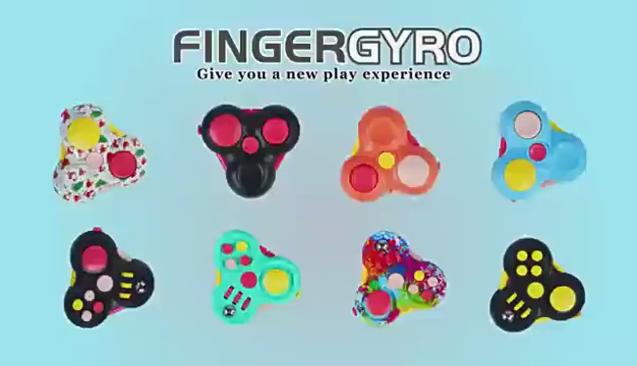 A colorful sensory fidget spinner designed for calming hand movement, stress reduction, and improved focus, offering a playful tactile experience for everyday relaxation.