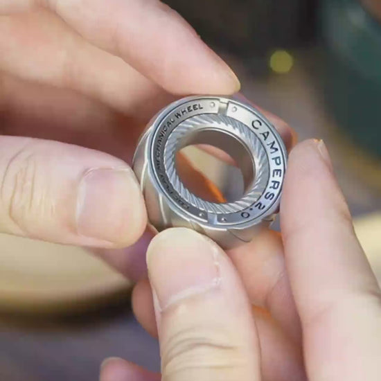 Elevate Your Focus with the SPYSTAR Magnetic Stress Relief Spinner Ring - The Ultimate Anti-Anxiety Fidget Toy for Adults, Perfect Gift for Men and Women