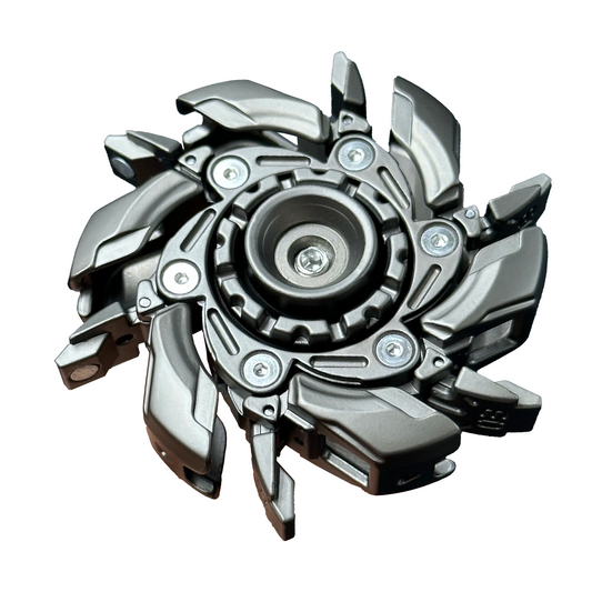 Elevate Your Focus with the EDC Fidget Sliders Open Armor Spinning Top - Premium Magnetic Metal Stress Relief Toy for Adults